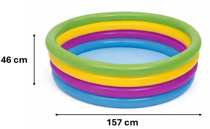 Detský nafukovací bazén Bestway Swim Squad 157 x 46 cm CH-BES51117 - detail 3