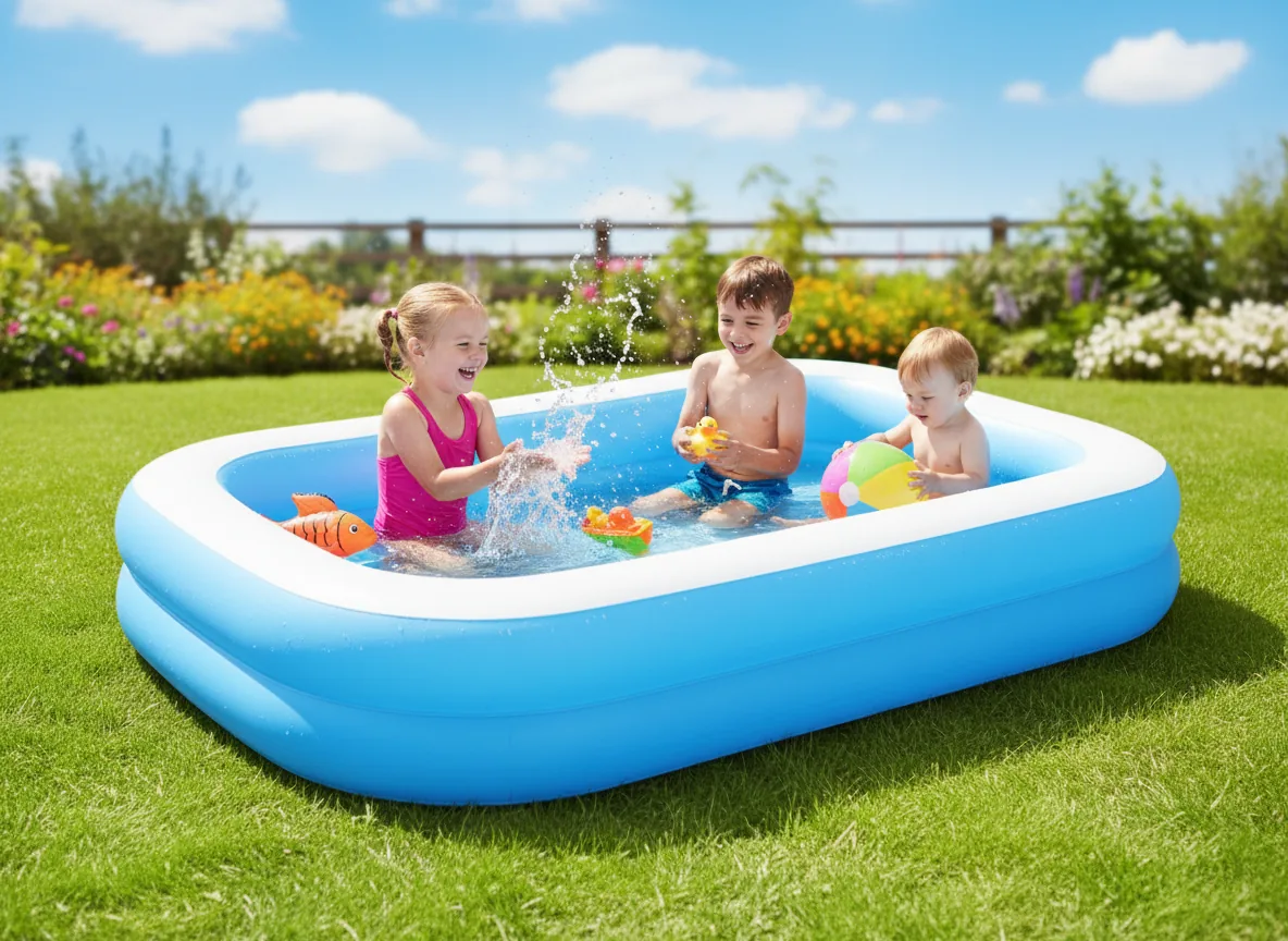 Rodinný nafukovací bazén Bestway obdĺžnikový 262 × 175 × 51 cm CH-BES54006 - detail 4