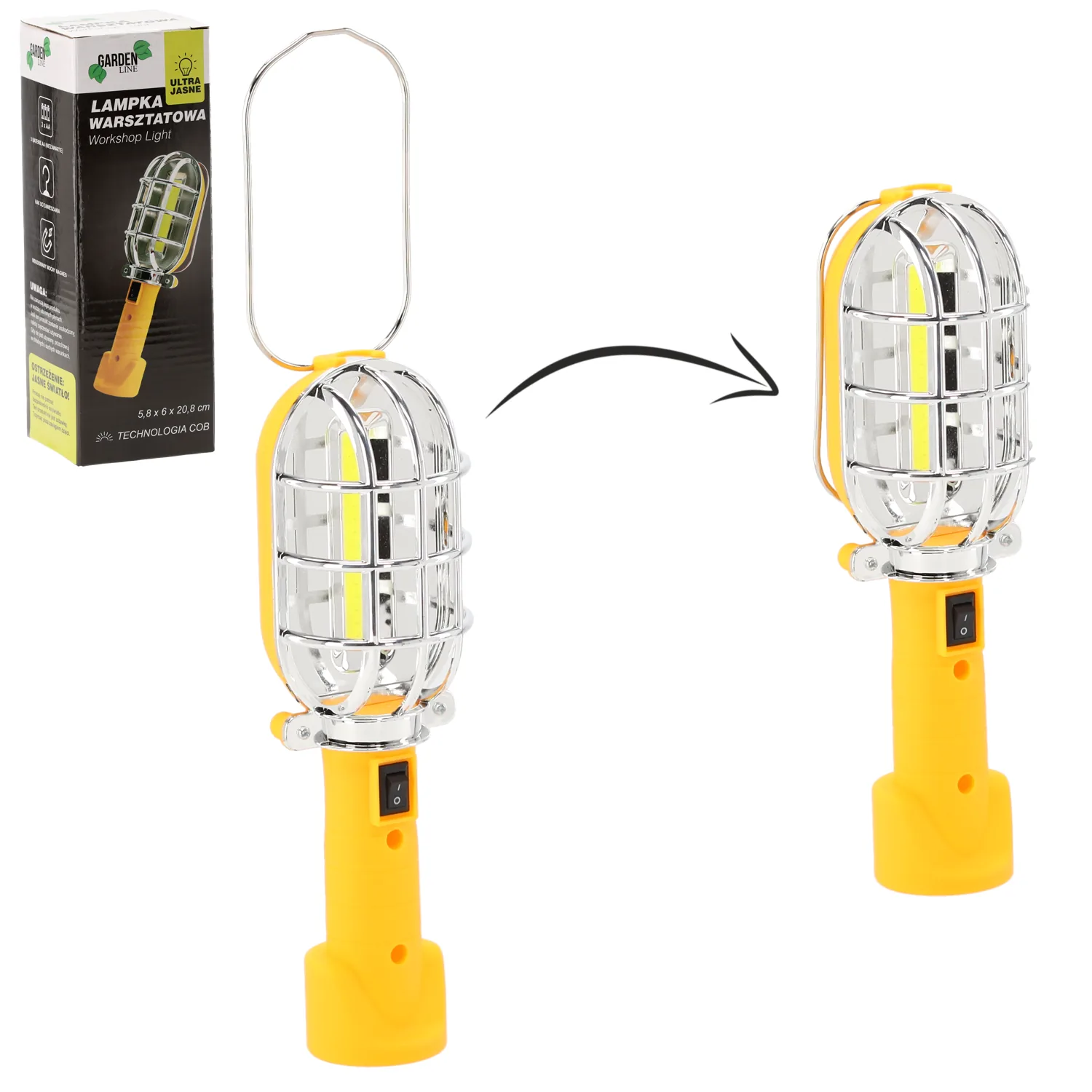 Dielenská LED lampa na batérie CH-CAM1120 - detail 3