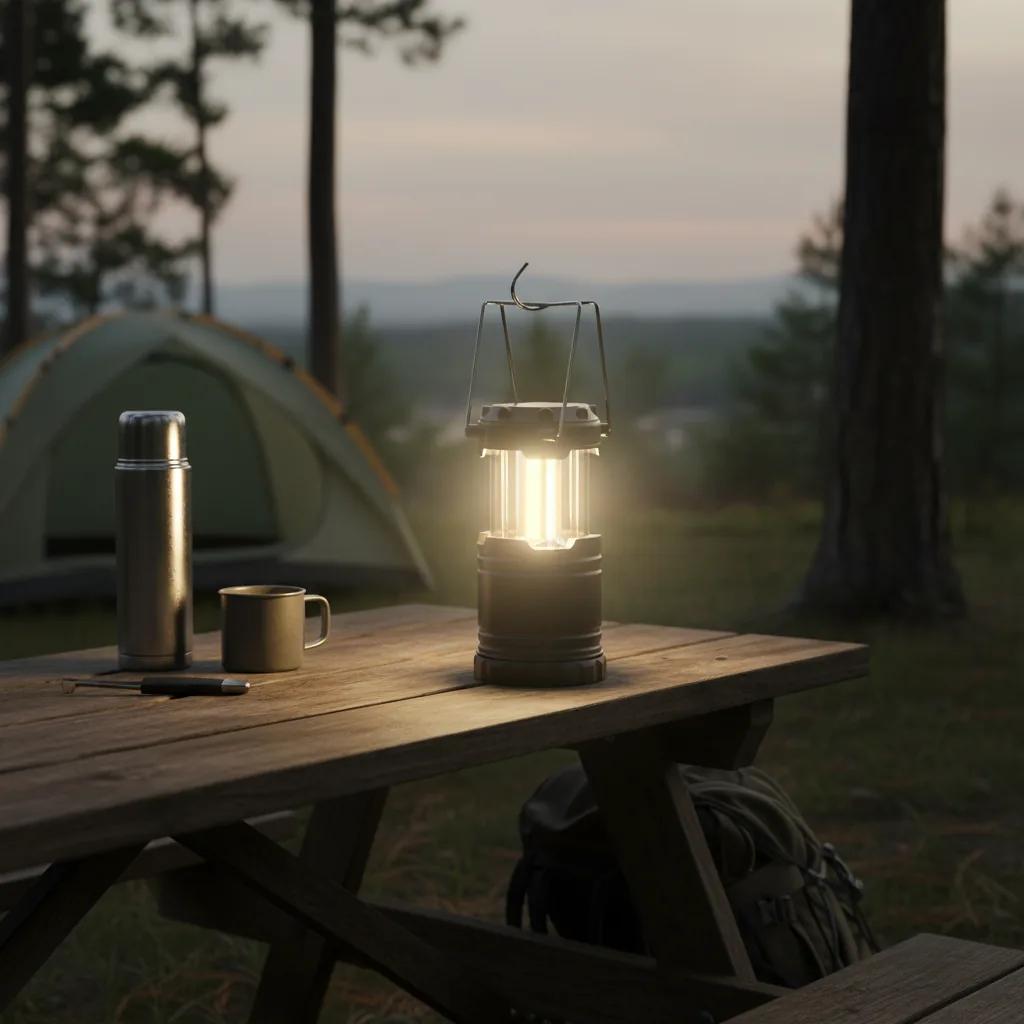 Výsuvná kempingová lampa na batérie 9,5–13,5 cm CH-CAM3391