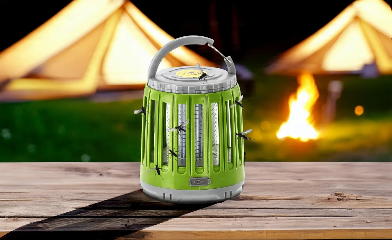LED kempingová lampa proti komárom CH-CAM3414