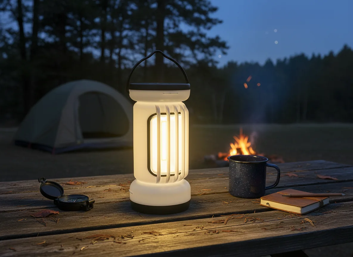 Akumulátorová LED kempingová lampa CH-CAM5608