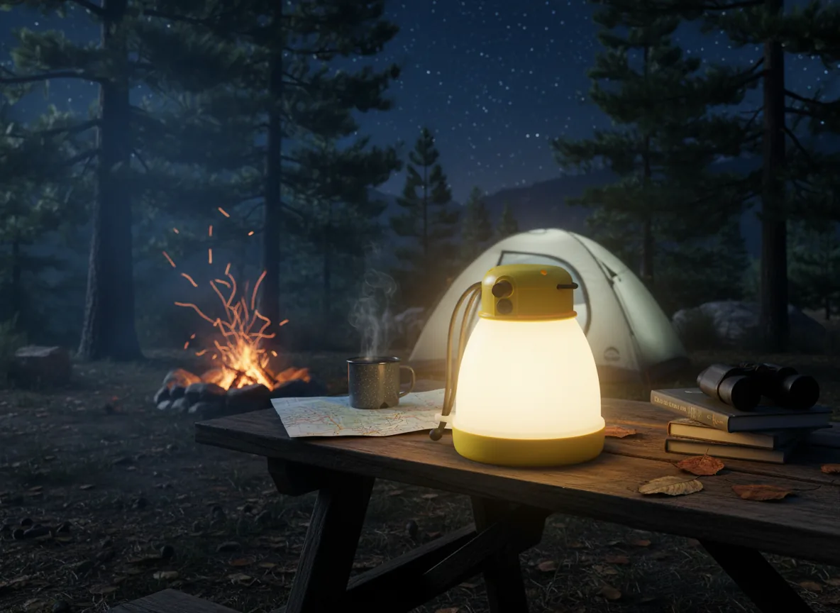 Nabíjateľná LED kempingová lampa s funkciou proti komárom CH-CAM5615