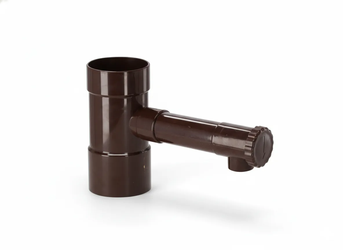 Zberač dažďovej vody do zvodovej rúry 80 mm hnedý CH-DES6001 - detail 3