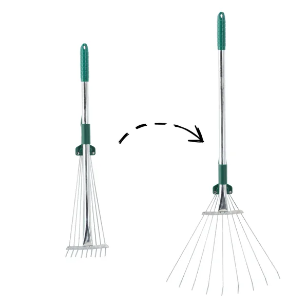 Nastaviteľné vejárové hrable na lístie s teleskopickou násadou 54–73 cm CH-EDA9050 - detail 3