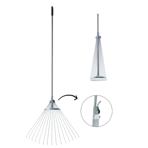 Nastaviteľné vejárové hrable na lístie 116 cm CH-EDA9089 - detail 3