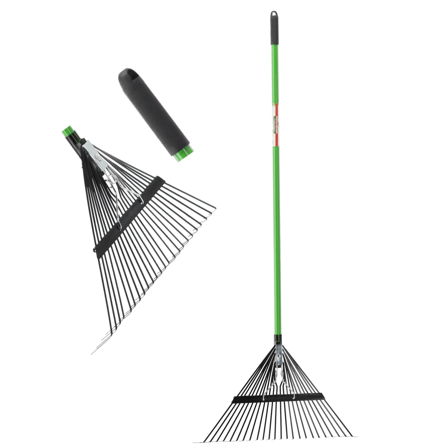 Nastaviteľné vejárové hrable na lístie so sklolaminátovou násadou 150 cm CH-FUR8676 - detail 3