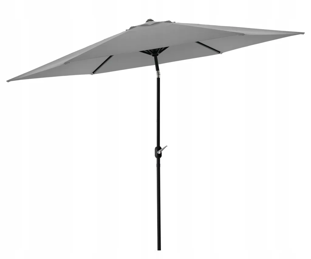 Záhradný slnečník 3 m s naklápaním a kľukou sivý CH-GAO5330 - detail 3