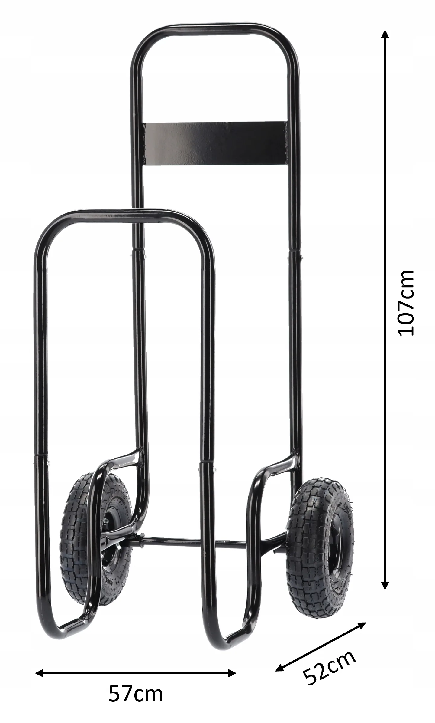 Vozík na krbové drevo 60 kg CH-REA2537 - detail 2