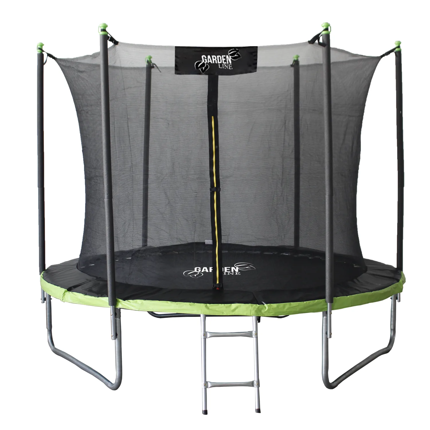Záhradná trampolína 305–312 cm s vnútornou ochrannou sieťou a rebríkom CH-TRA4279 - detail 3