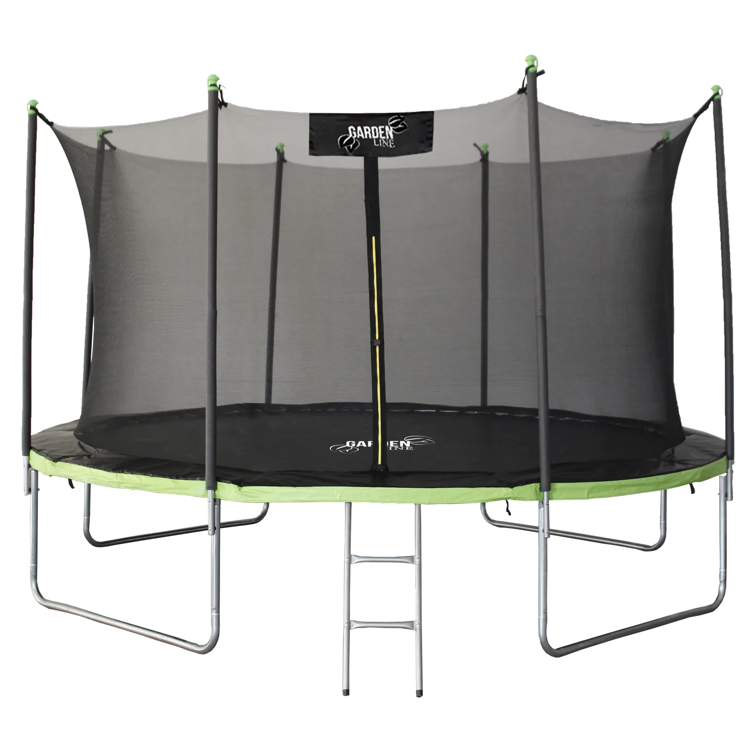 Záhradná trampolína 374 cm s vnútornou ochrannou sieťou a rebríkom CH-TRA4286 - detail 3