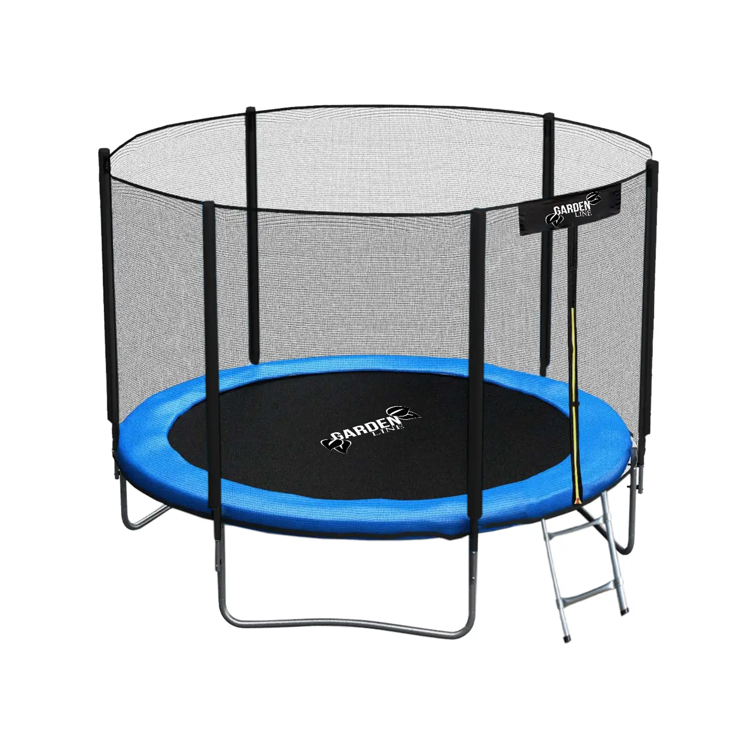 Záhradná trampolína 252 cm s ochrannou sieťou a rebríkom CH-TRA9863 - detail 4