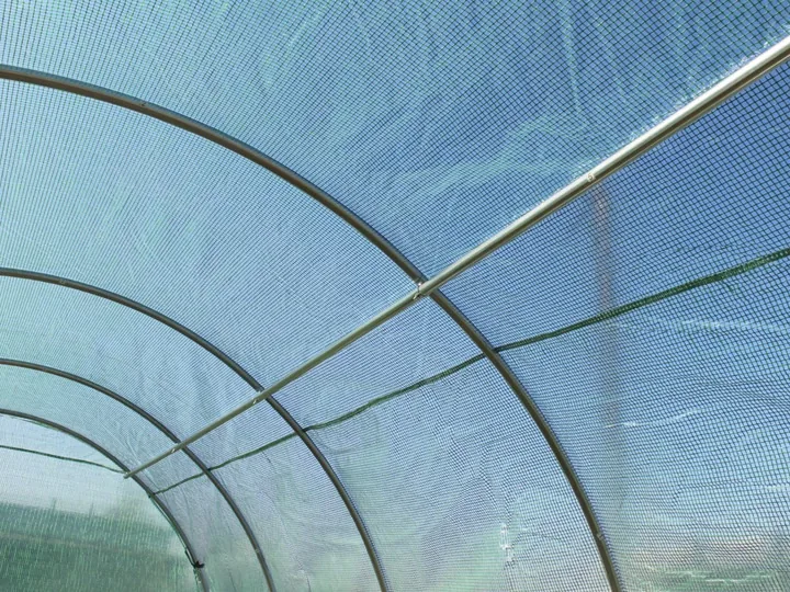 Záhradný fóliovník 10 x 4 x 2 m, 10-segmentový, zelený UV4 CH-TUN8009 - detail 7