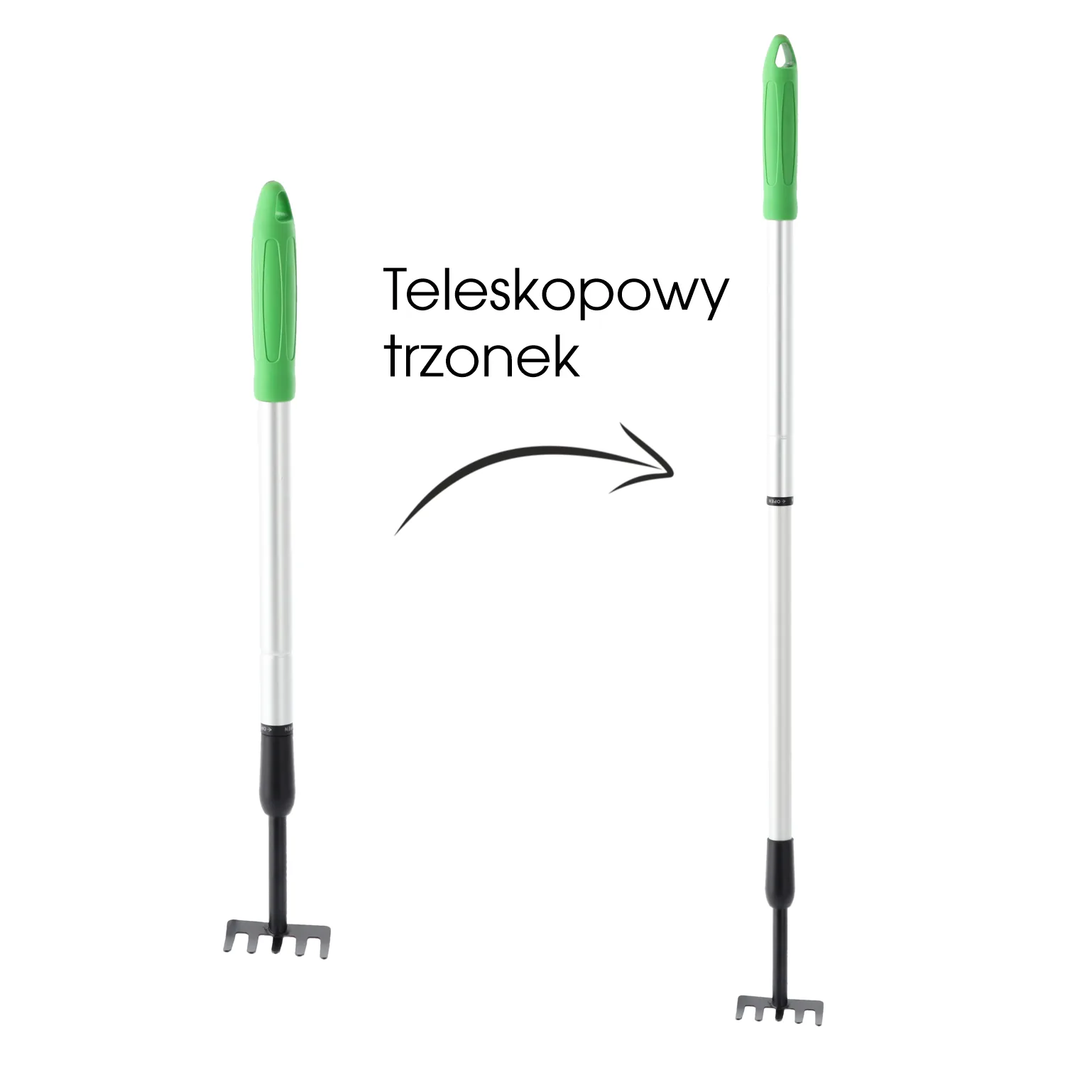 Teleskopické hrable na lístie a trávu 66,5–99 cm CH-WAN6797 - detail 3
