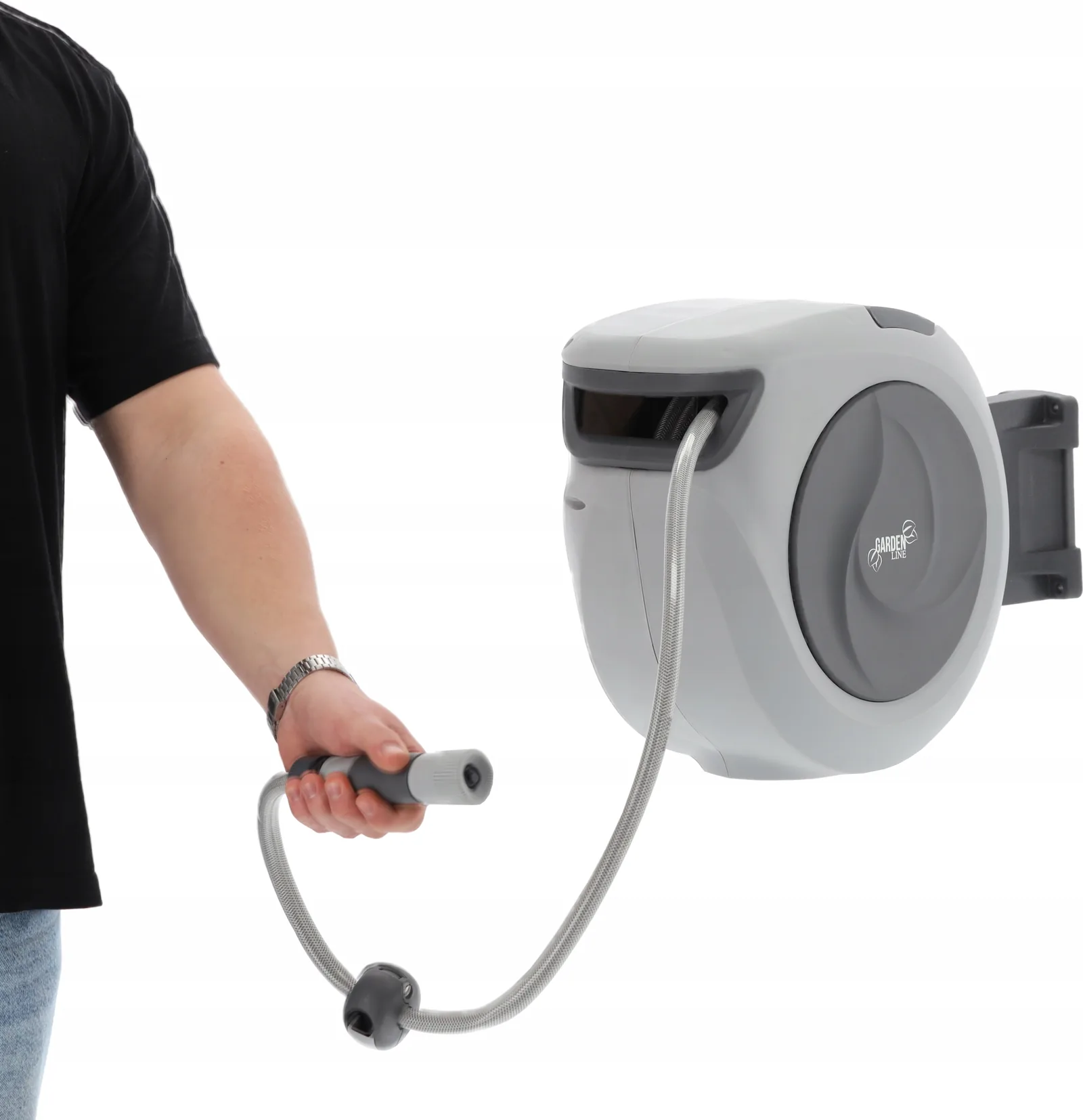 Automatický nástenný navijak na záhradnú hadicu 35 m s hadicou CH-ZHO9708 - detail 5