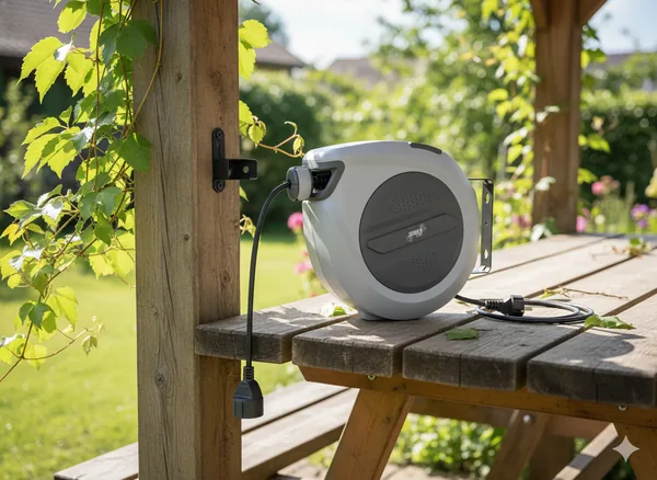 Automatický navijak na elektrický kábel na stenu 20 m CH-ZHO9746 - detail 2