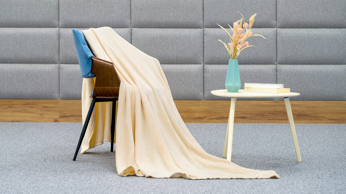 Krémová fleecová deka Teesa 150x200 cm