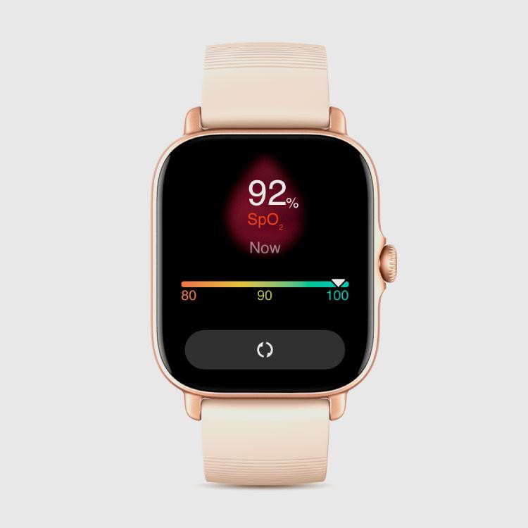 Inteligentne całodobowe monitorowanie poziomu tlenu we krwi Amazfit GTS 3