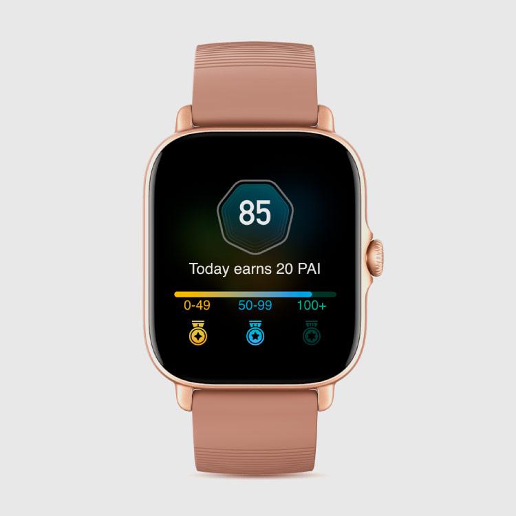 Codzienna ocena stanu zdrowia dzięki PAI Health Assessment Amazfit GTS 3