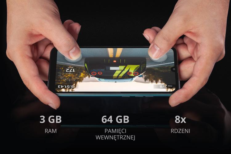 Mocne podzespoły Smartfon z procesorem MediaTek