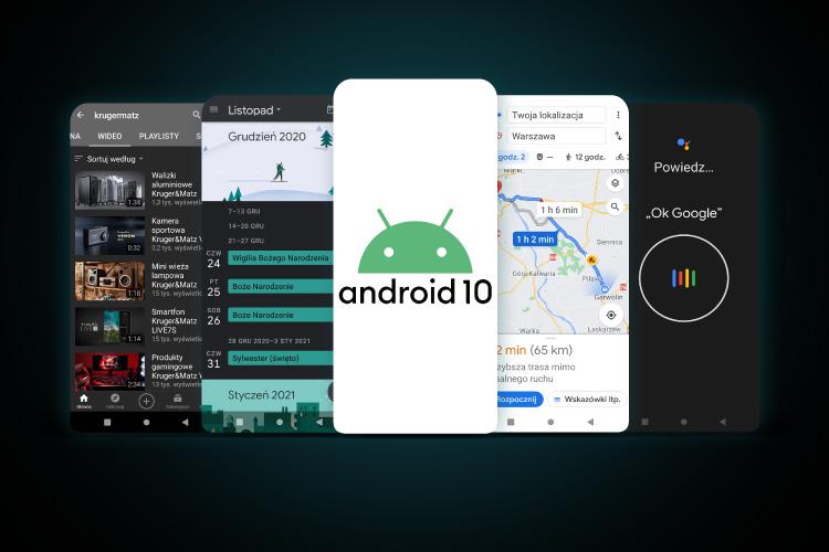 Smartfon z Android 10