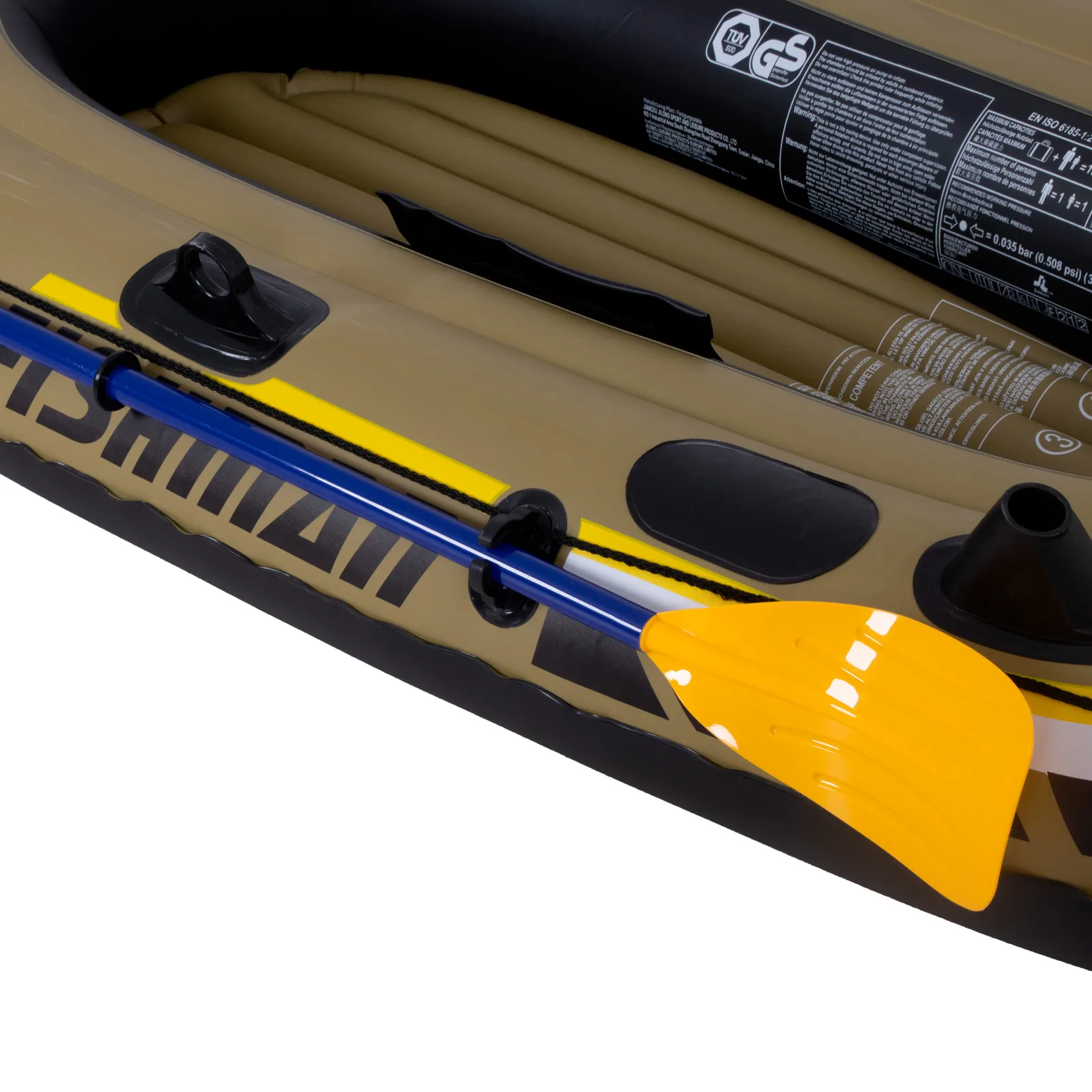 Nafukovací rybársky čln Fishman Pathfinder s veslami pre 2 osoby L-07207-1 detail 3