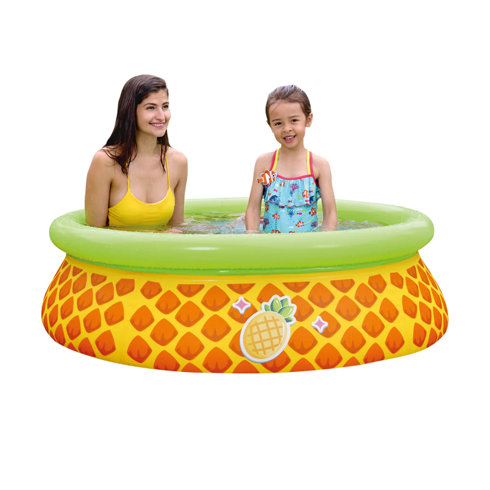 Detský nadzemný bazén s nafukovacím golierom SunClub 150 cm L-17790