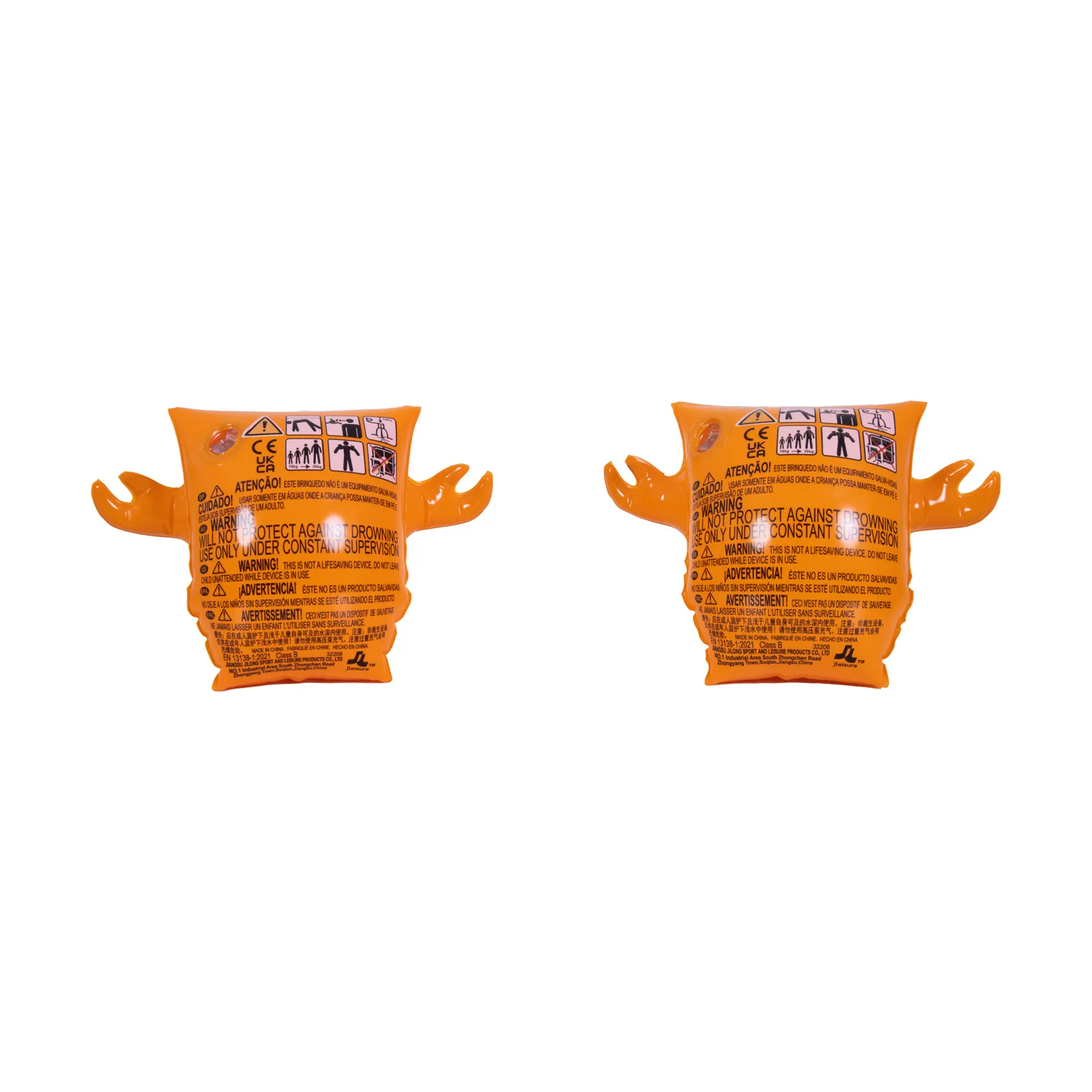 Detské nafukovacie rukávniky na plávanie SunClub krab L-32206 detail 3