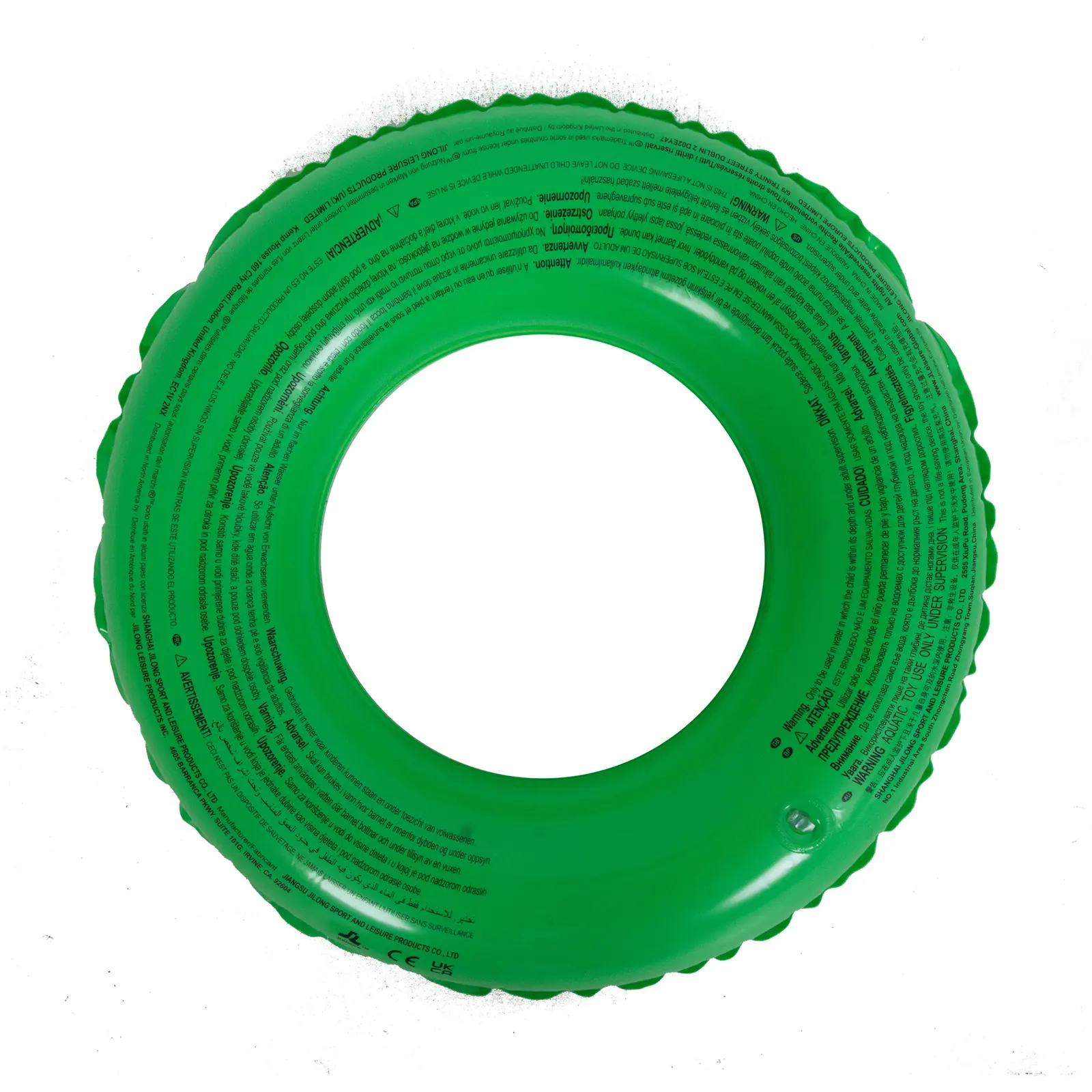 Detské nafukovacie koleso do vody SunClub 52 cm zelené L-47254
