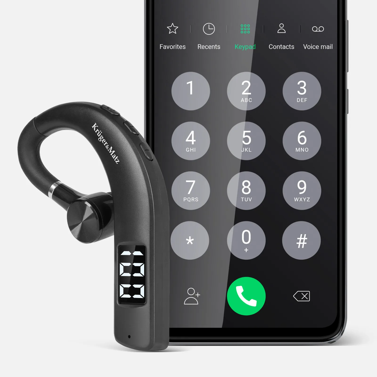 Bluetooth handsfree do auta Krüger&Matz Traveler K17 L-KM0604 detail 3