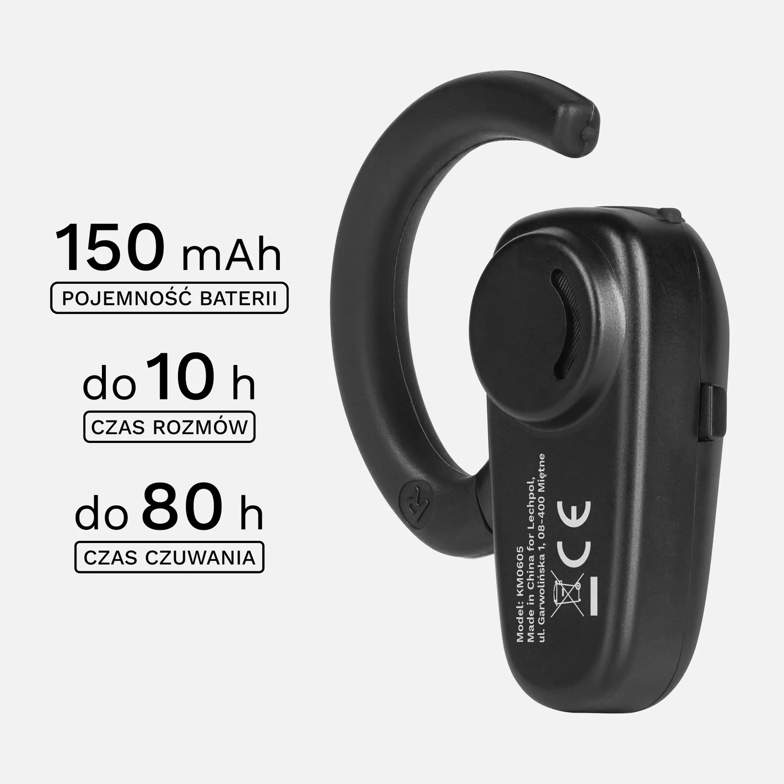 Bluetooth slúchadlo Krüger&Matz traveler K18 L-KM0605 detail 5