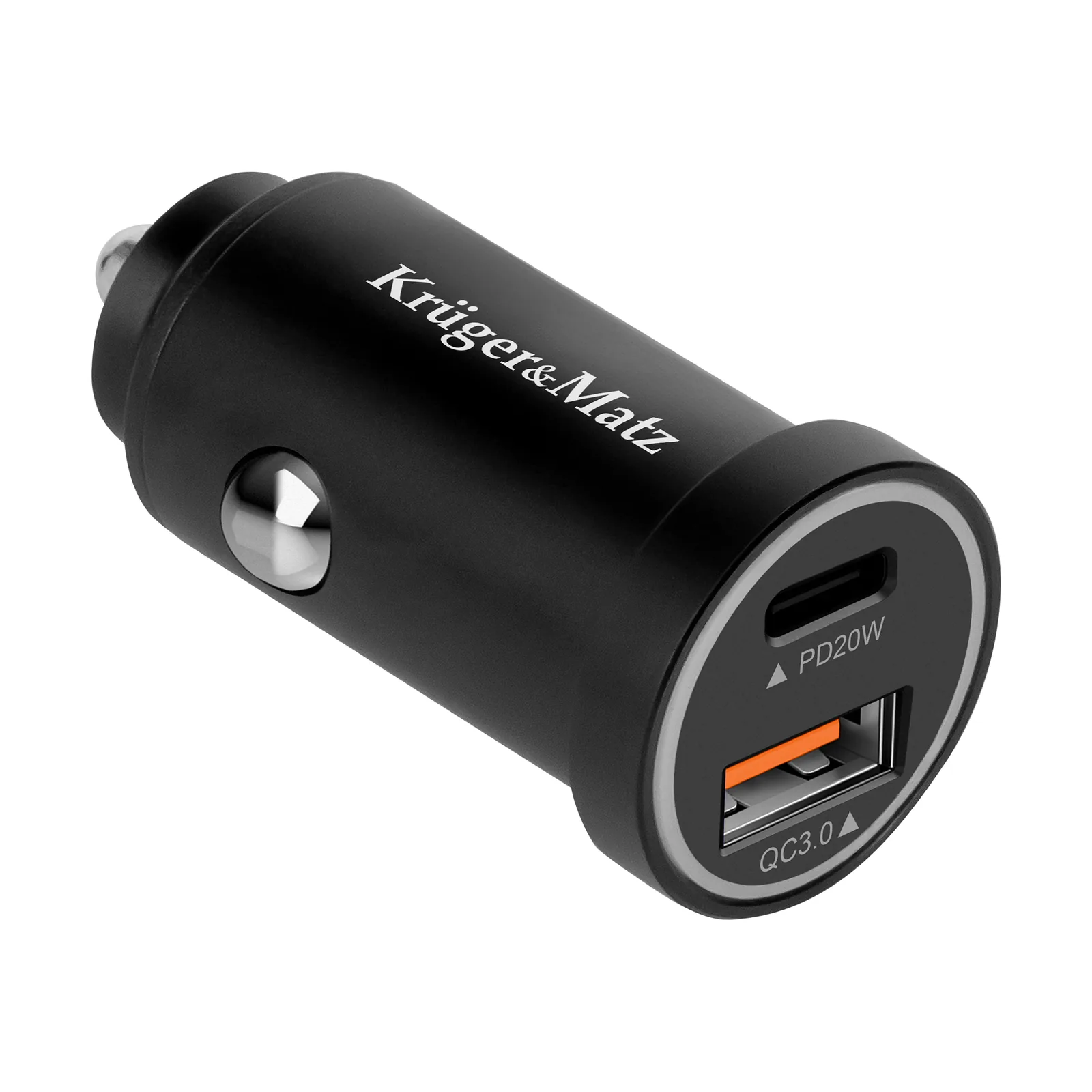 Autonabíjačka Krüger&Matz 38 W USB-A + USB-C s rýchlym nabíjaním L-KM0873 detail 2