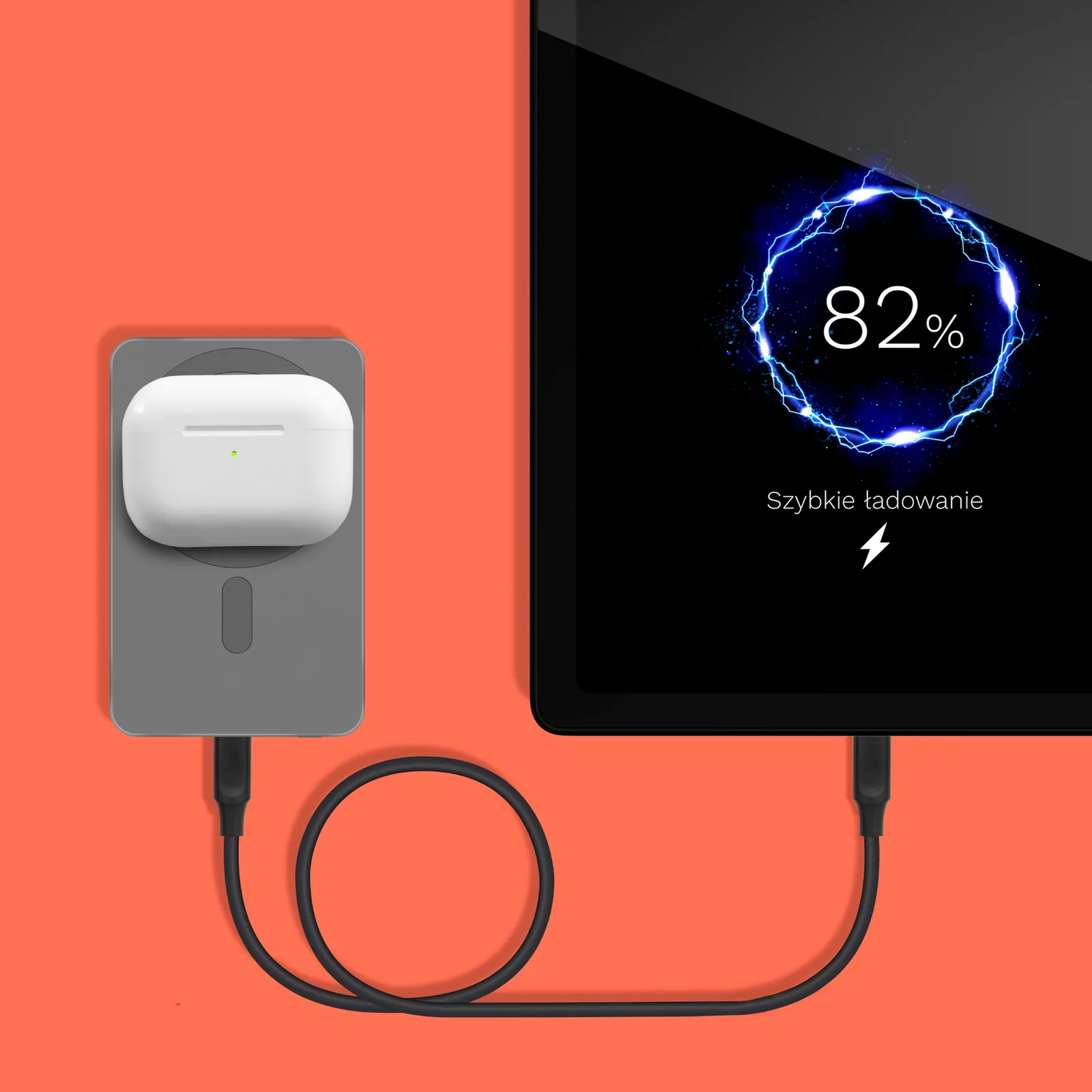 Magnetická powerbanka MagSafe 5000 mAh L-KM0911 detail 7