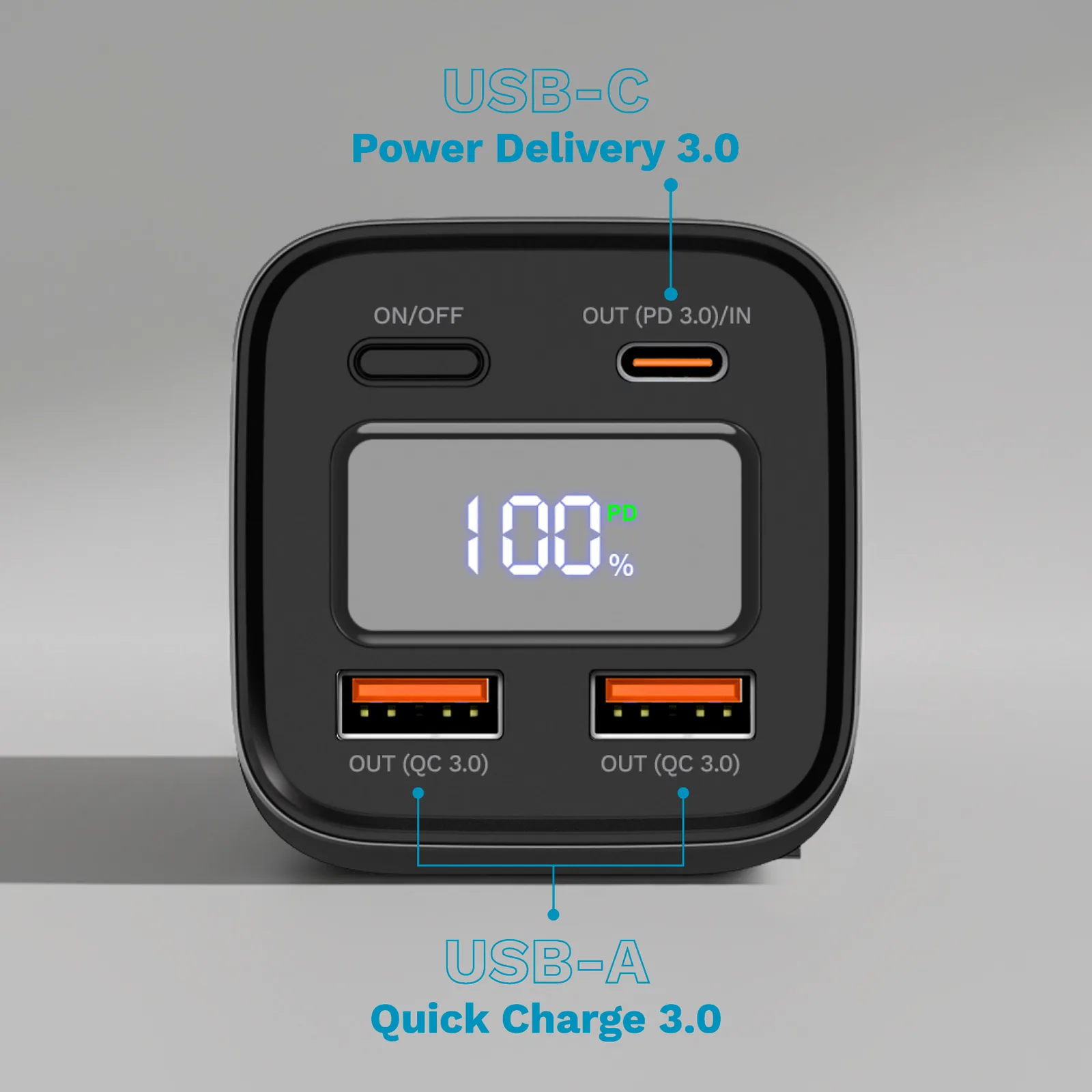 Krüger&Matz 20000 mAh powerbanka, 100 W L-KM0915 detail 3