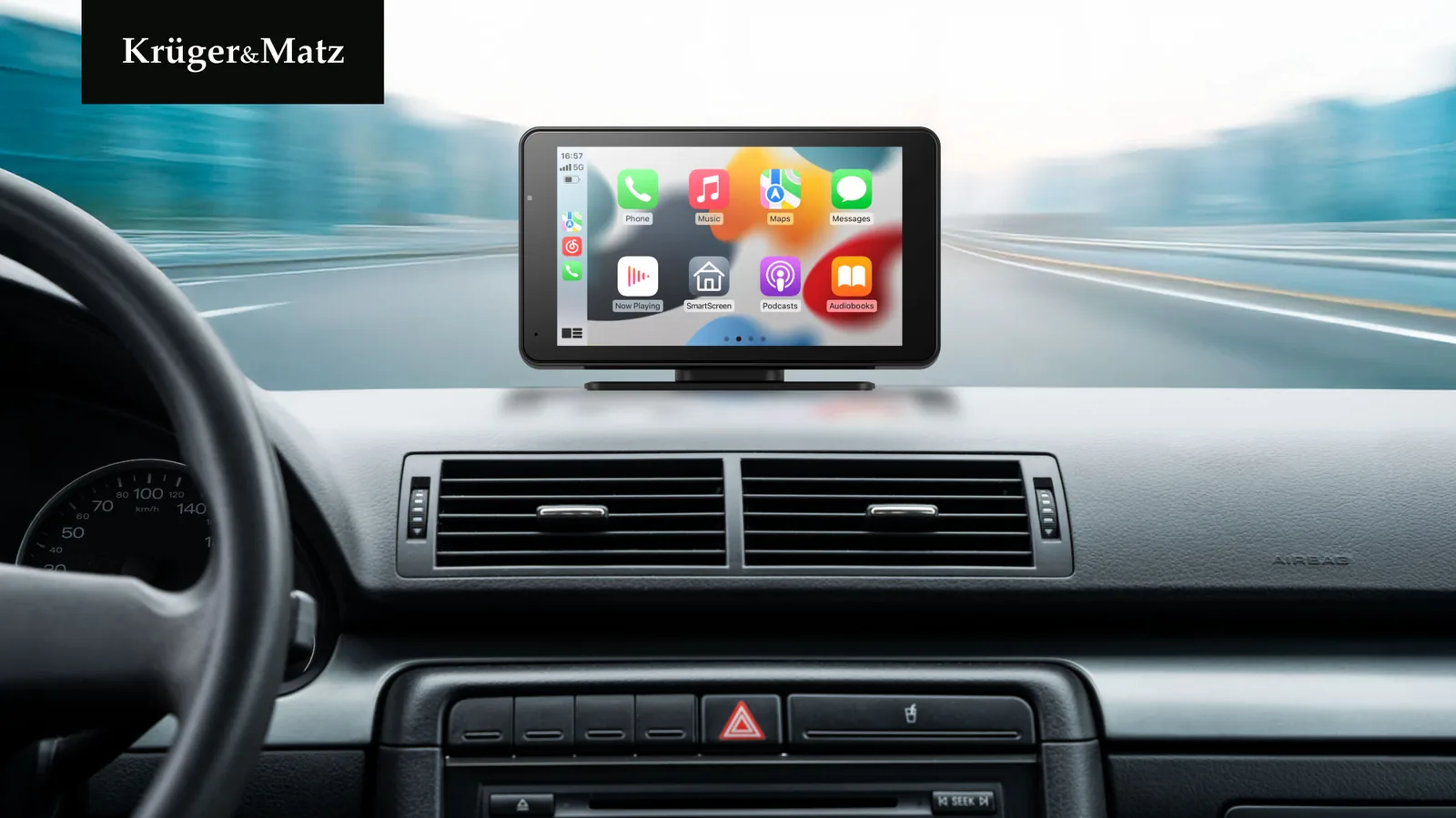 Multimediálna stanica do auta 7" s Android Auto, Apple CarPlay a cúvacou kamerou Krüger&Matz L-KM2020