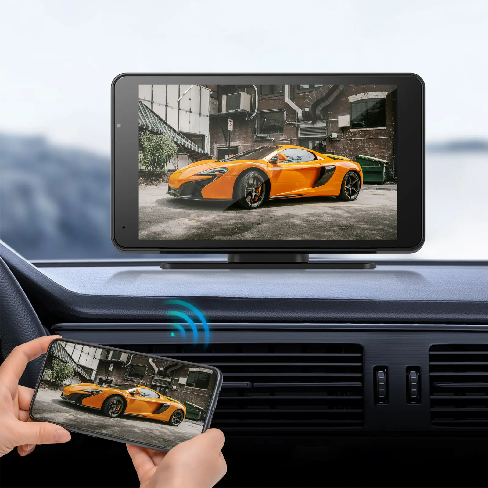Multimediálna stanica do auta 7" s Android Auto, Apple CarPlay a cúvacou kamerou Krüger&Matz L-KM2020 detail 4