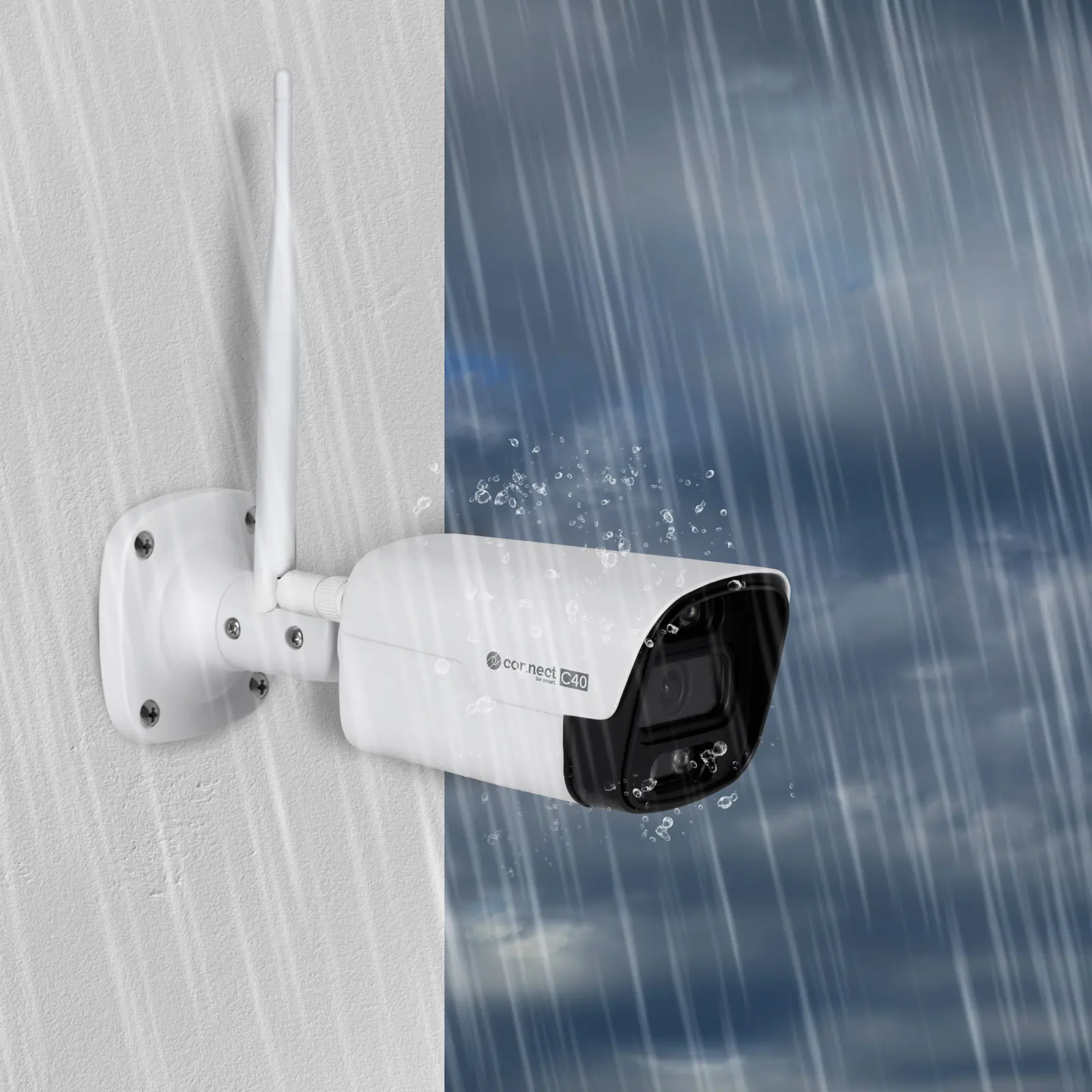 Vonkajšia WiFi IP kamera Krüger&Matz Connect C40 Tuya L-KM2208-1 detail 2