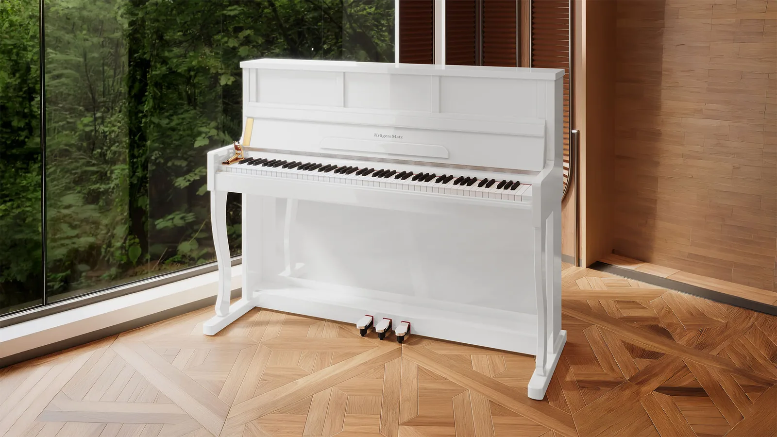 Digitálne piano Krüger&Matz KMDP-755 biele lesklé L-KMDP-755-WH