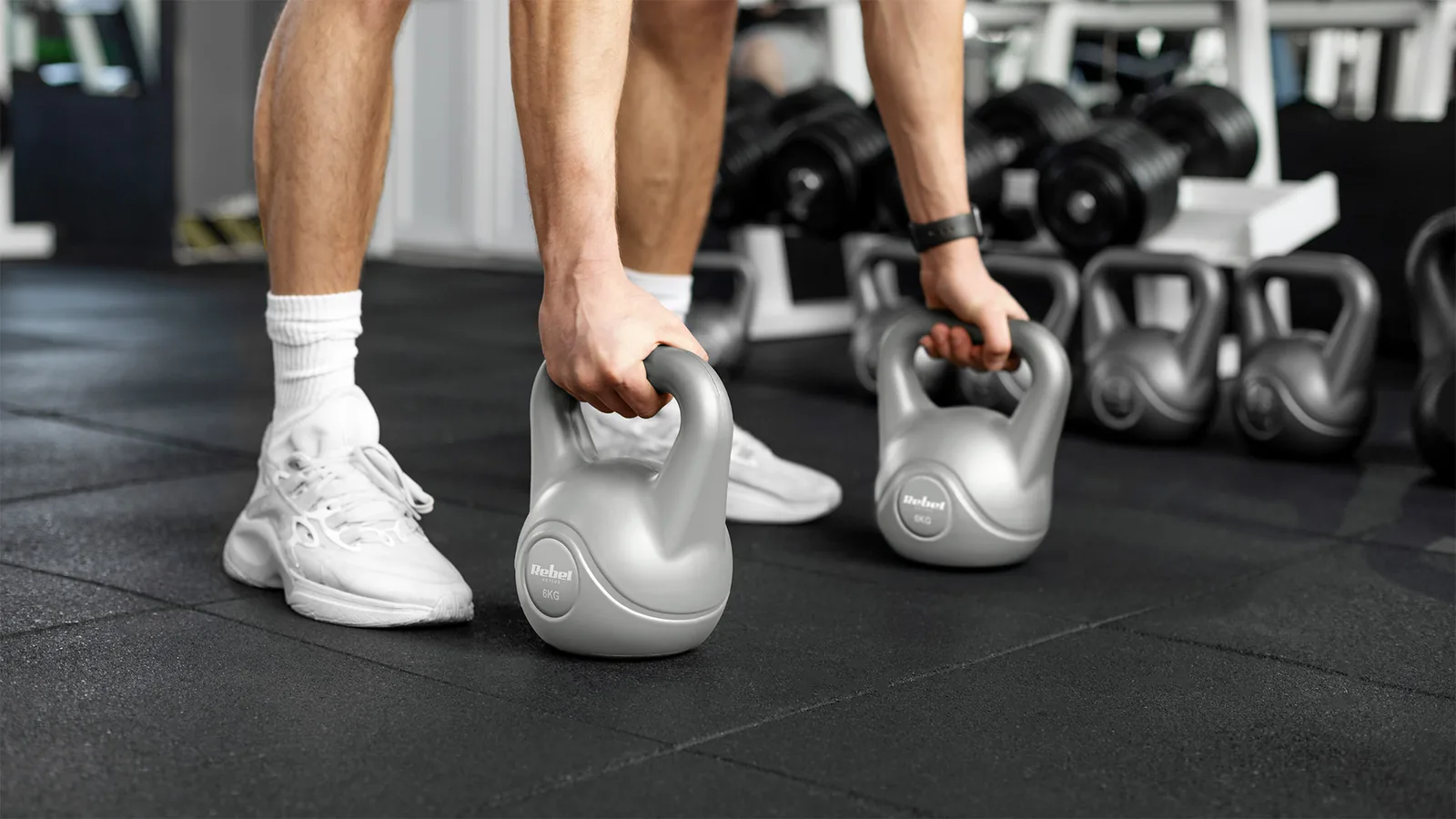Kettlebell 6 kg Rebel Active L-RBA-2322G-06