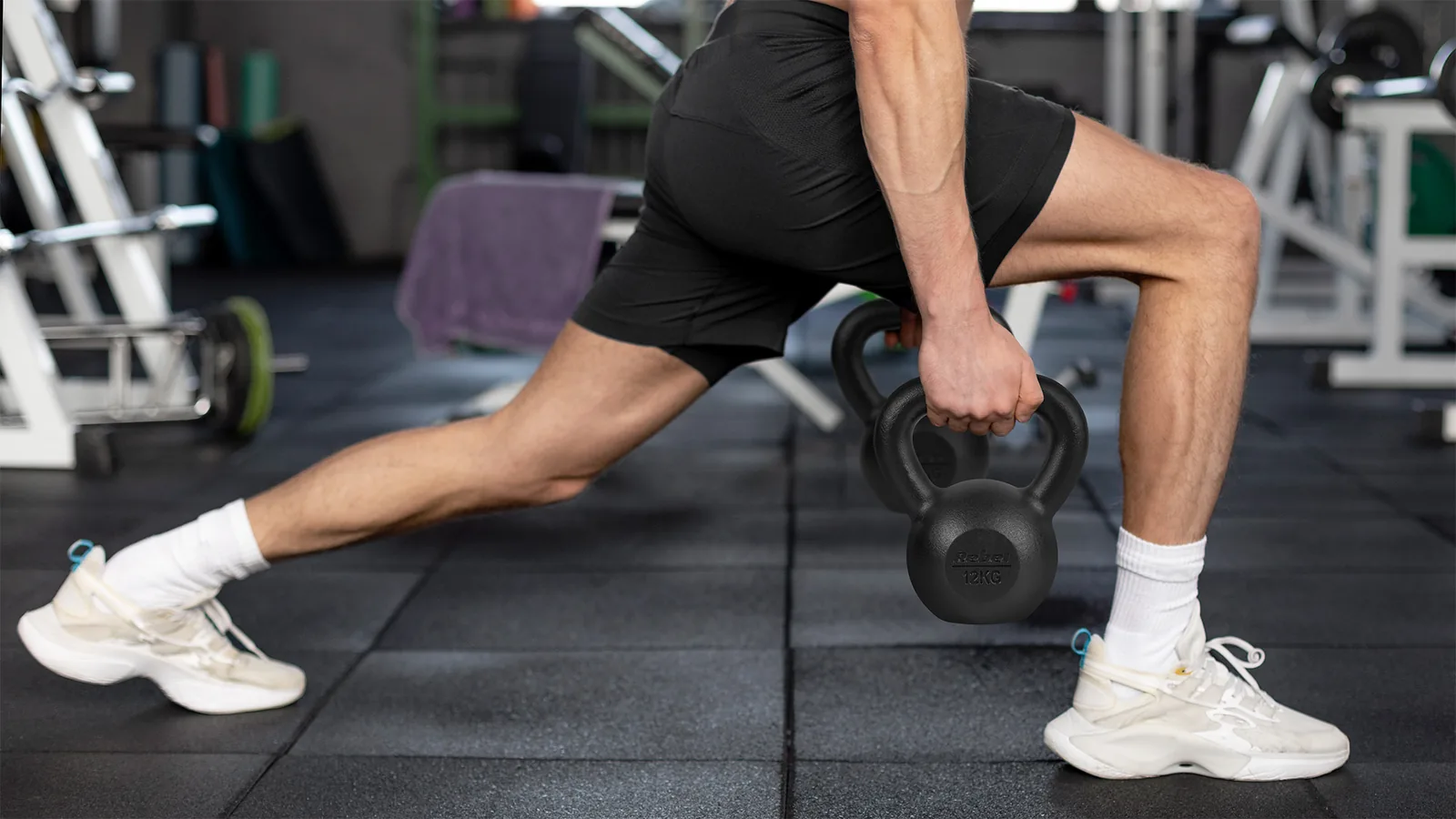 Liatinový kettlebell 8 kg Rebel Active L-RBA-2323-08