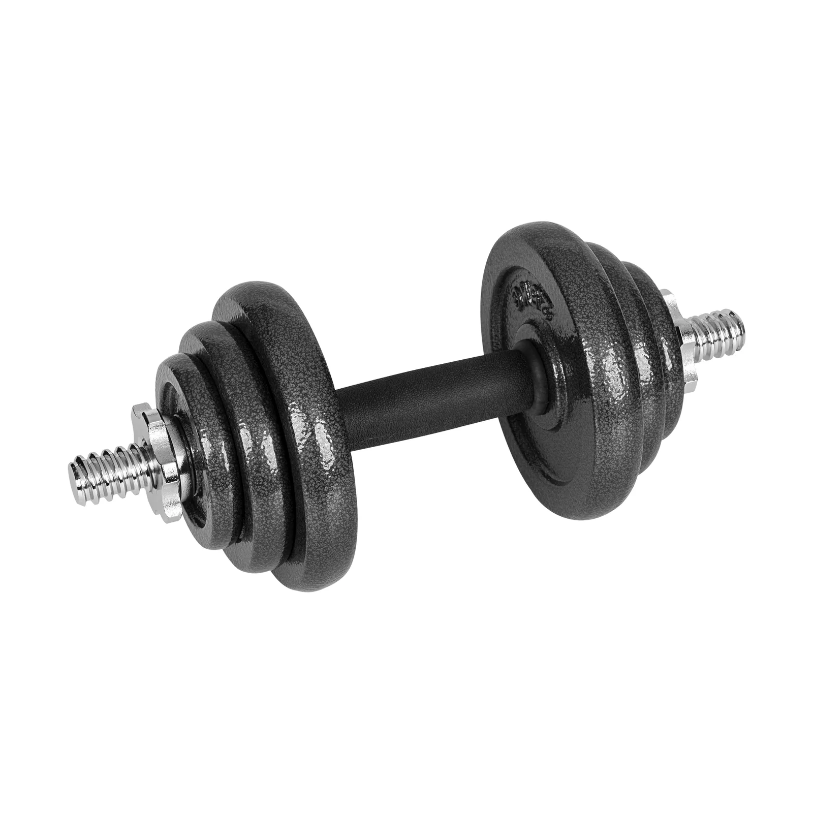 Nastaviteľné liatinové činky 20 kg v kufríku s prepojovacou tyčou Rebel Active L-RBA-2327-20 detail 4