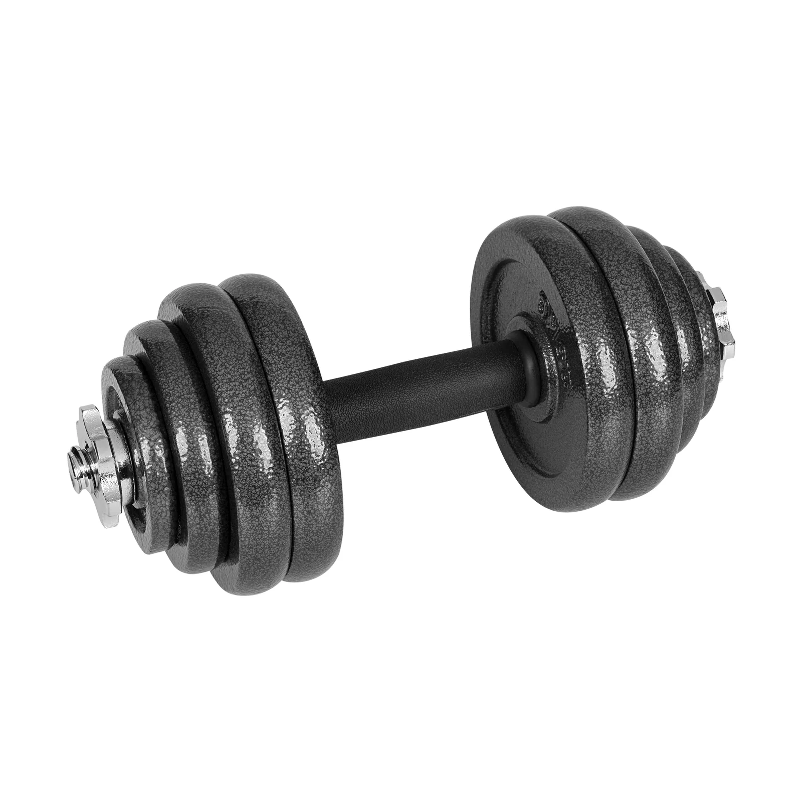 Nastaviteľné liatinové činky 30 kg v kufríku so spojovacou tyčou L-RBA-2327-30 detail 4