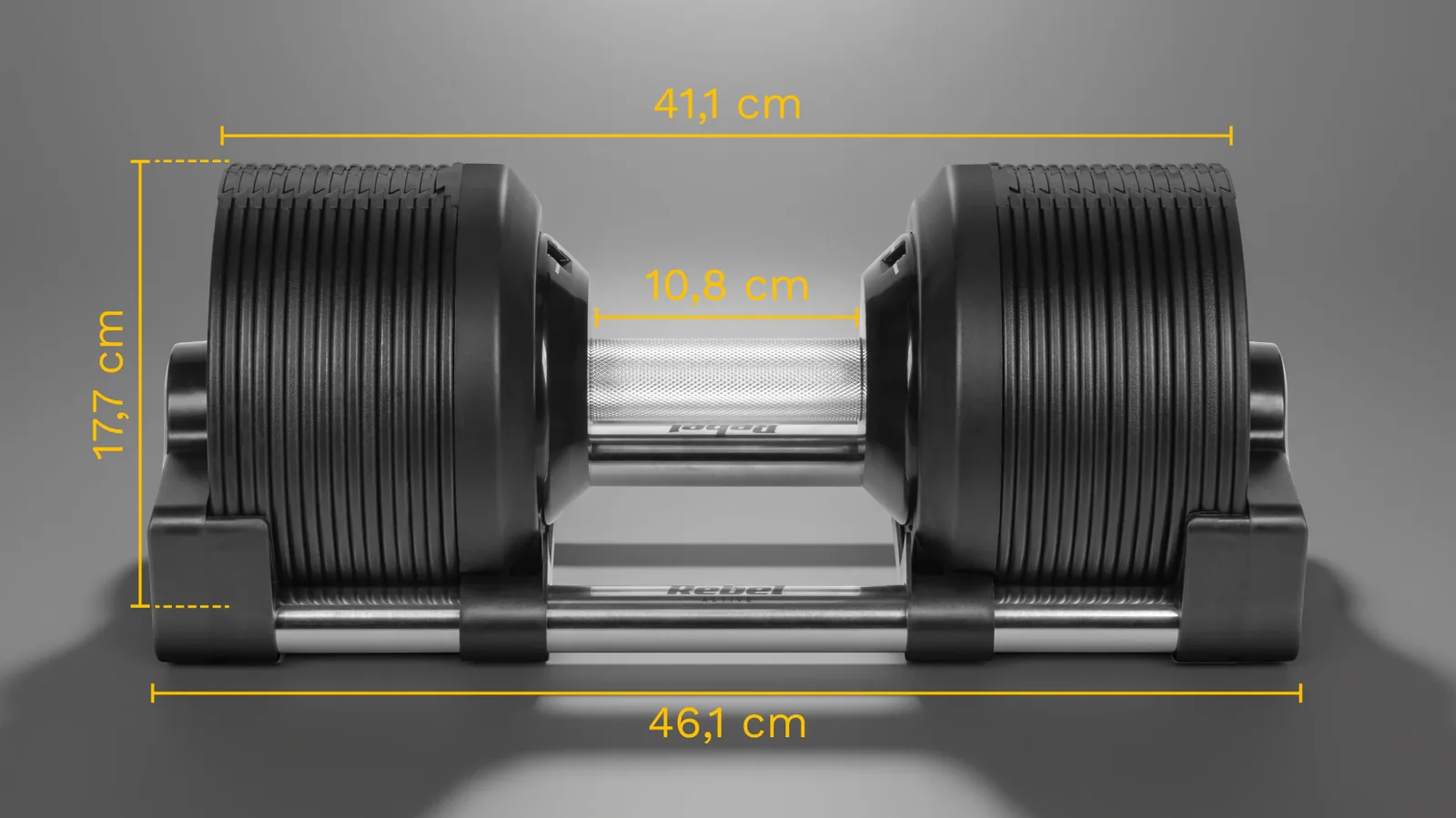 Rebel Active nastavitelna jednorucka 36 kg, 1 kg L-RBA-2331-36 detail 6