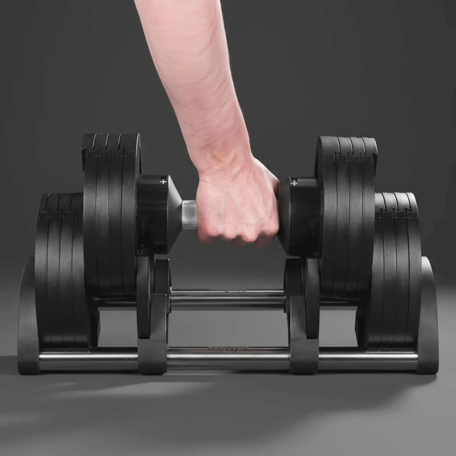 Nastaviteľná jednoručná činka 36 kg liatinová L-RBA-2332-36 detail 4