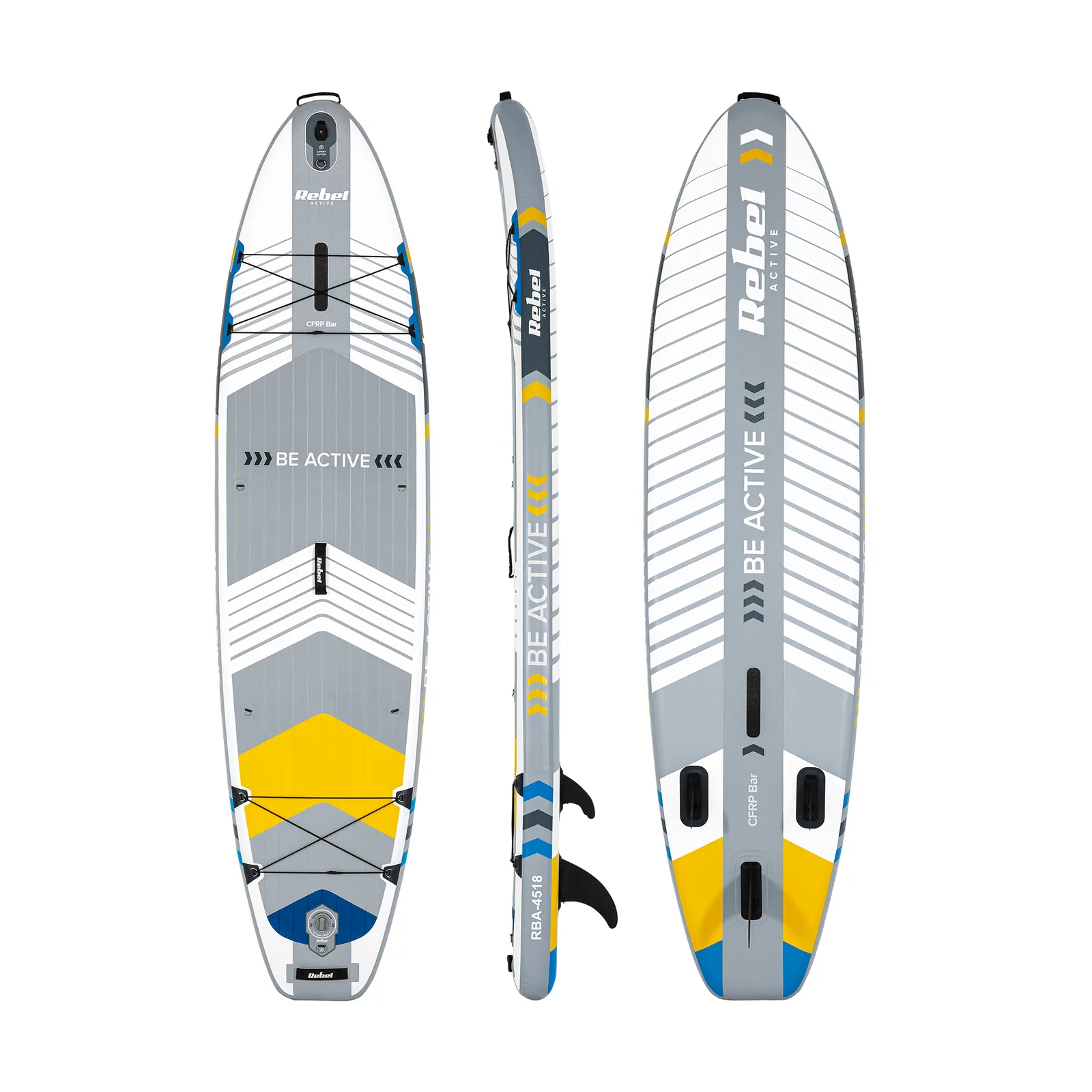Nafukovací paddleboard so sedadlom Rebel Active PRO 335 cm biely L-RBA-4518-WH detail 2