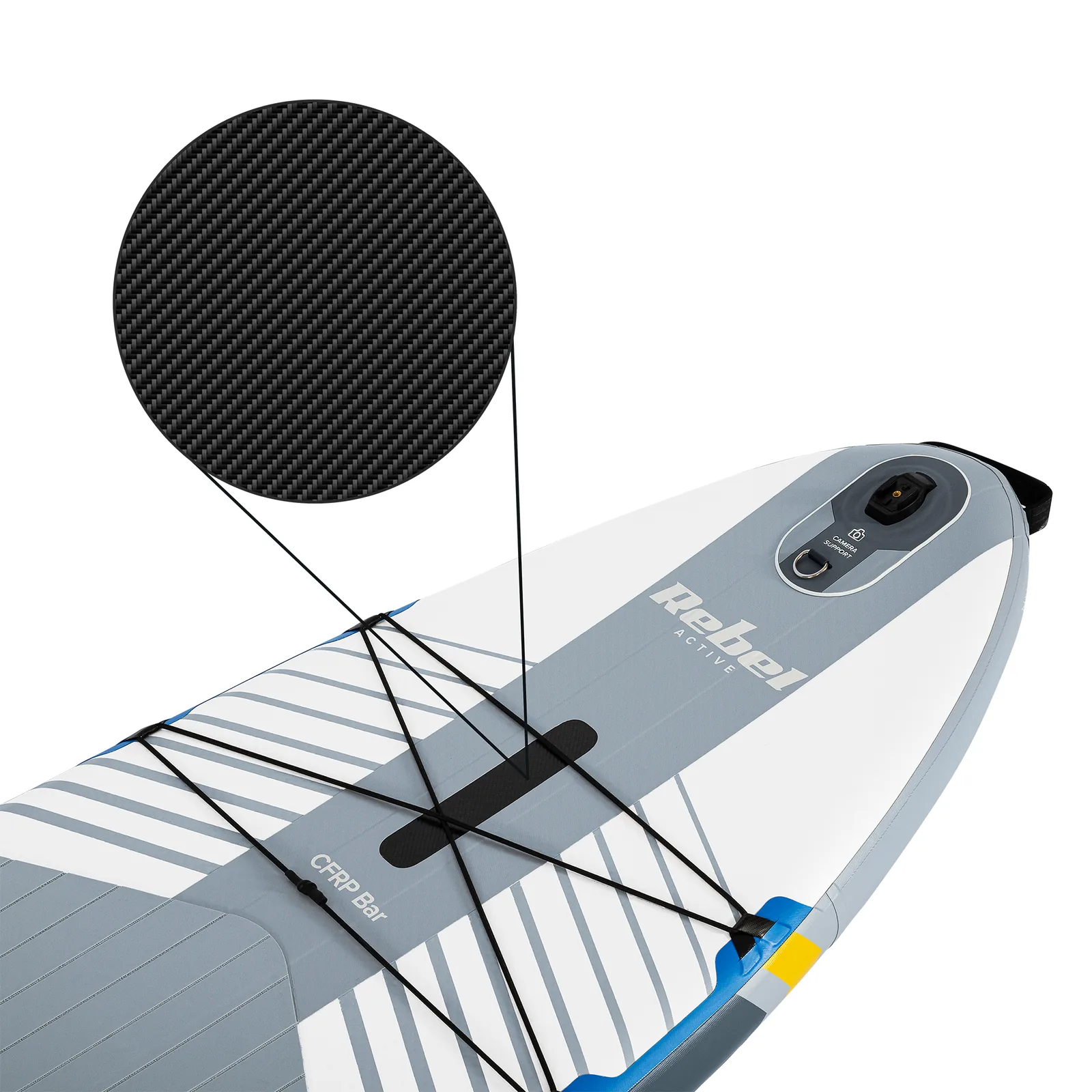 Nafukovací paddleboard so sedadlom Rebel Active PRO 335 cm biely L-RBA-4518-WH detail 3