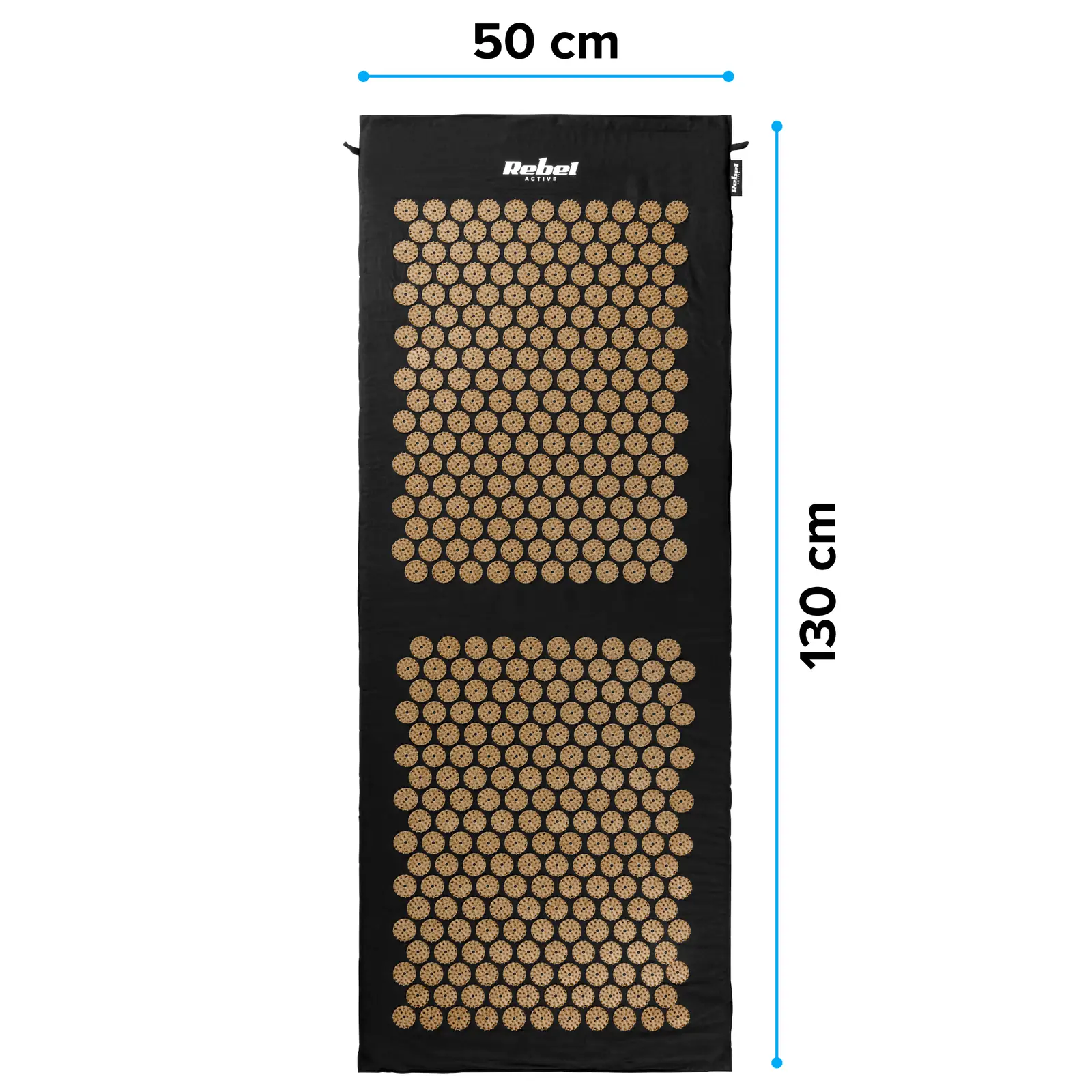 Akupresúrna podložka s vankúšom XXL 130 × 50 cm ECO Rebel Active L-RBA-6013-GL detail 5