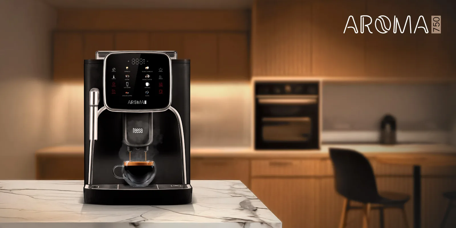 Automatický kávovar s mlynčekom Teesa Aroma 750 L-TSA4012
