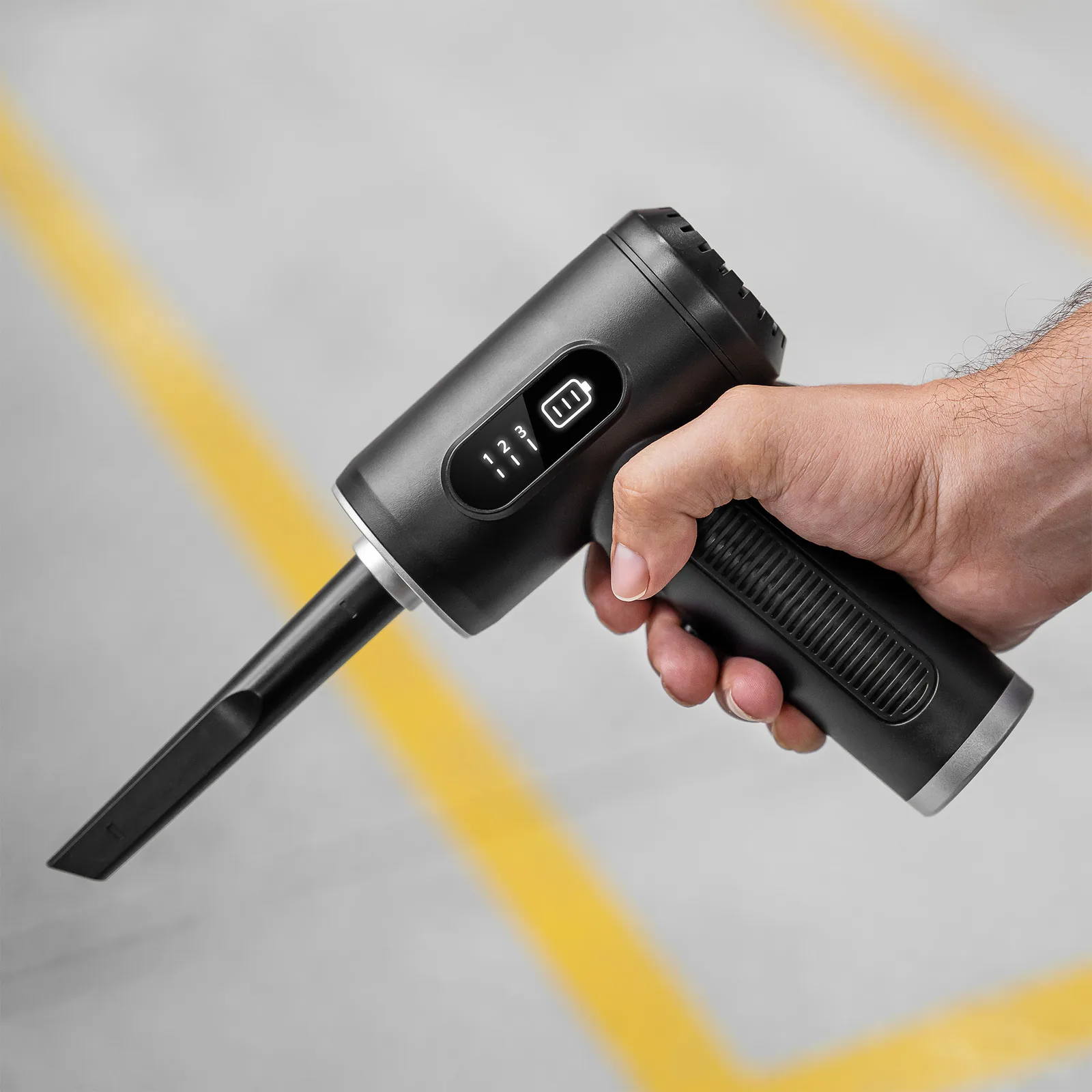 Ručný kompresor a elektrický fukár na čistenie Teesa 75 W, 6000 mAh, 5 nadstavcov L-TSA5018 detail 5