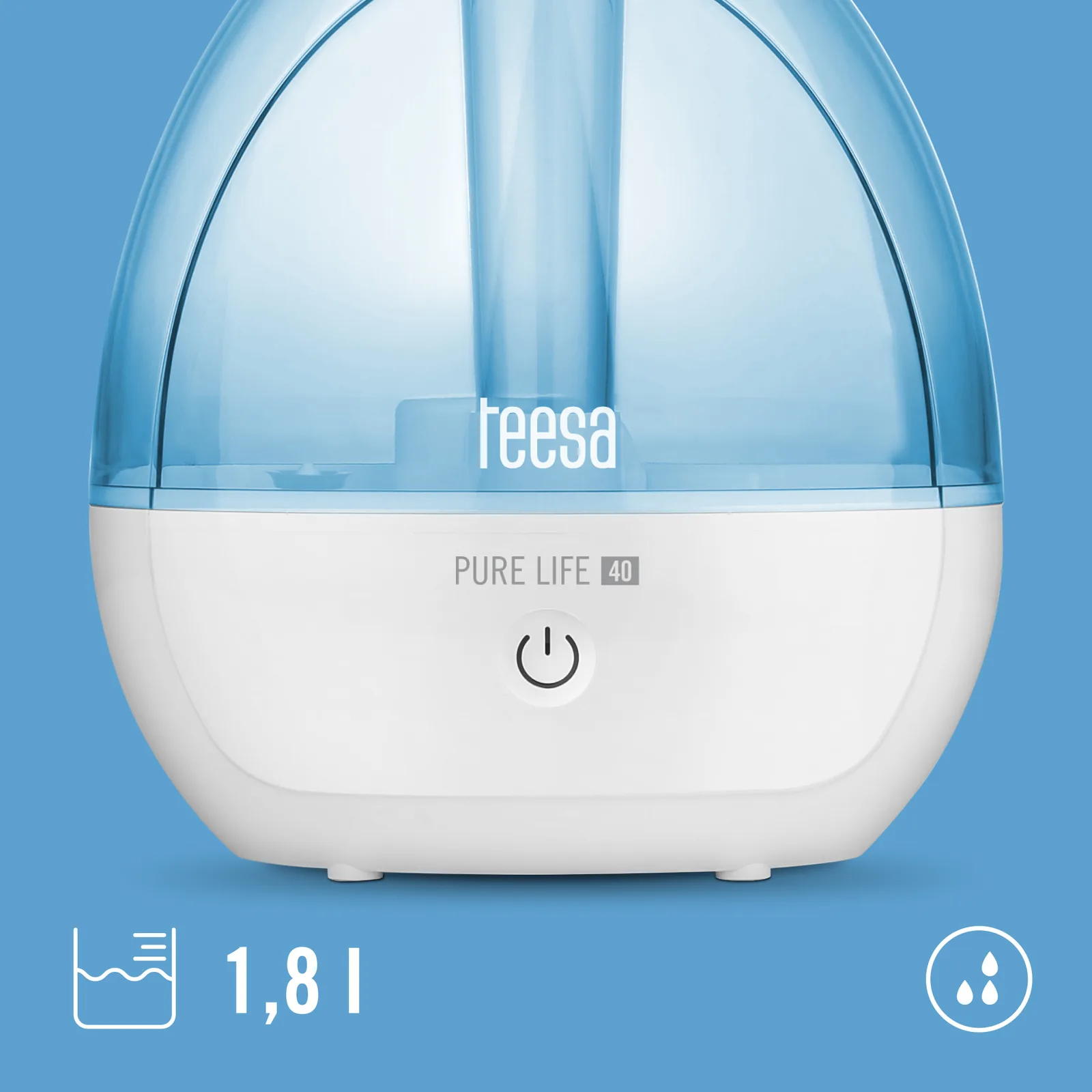 Ultrazvukový zvlhčovač vzduchu Teesa Pure Life 40 L-TSA8063 detail 4